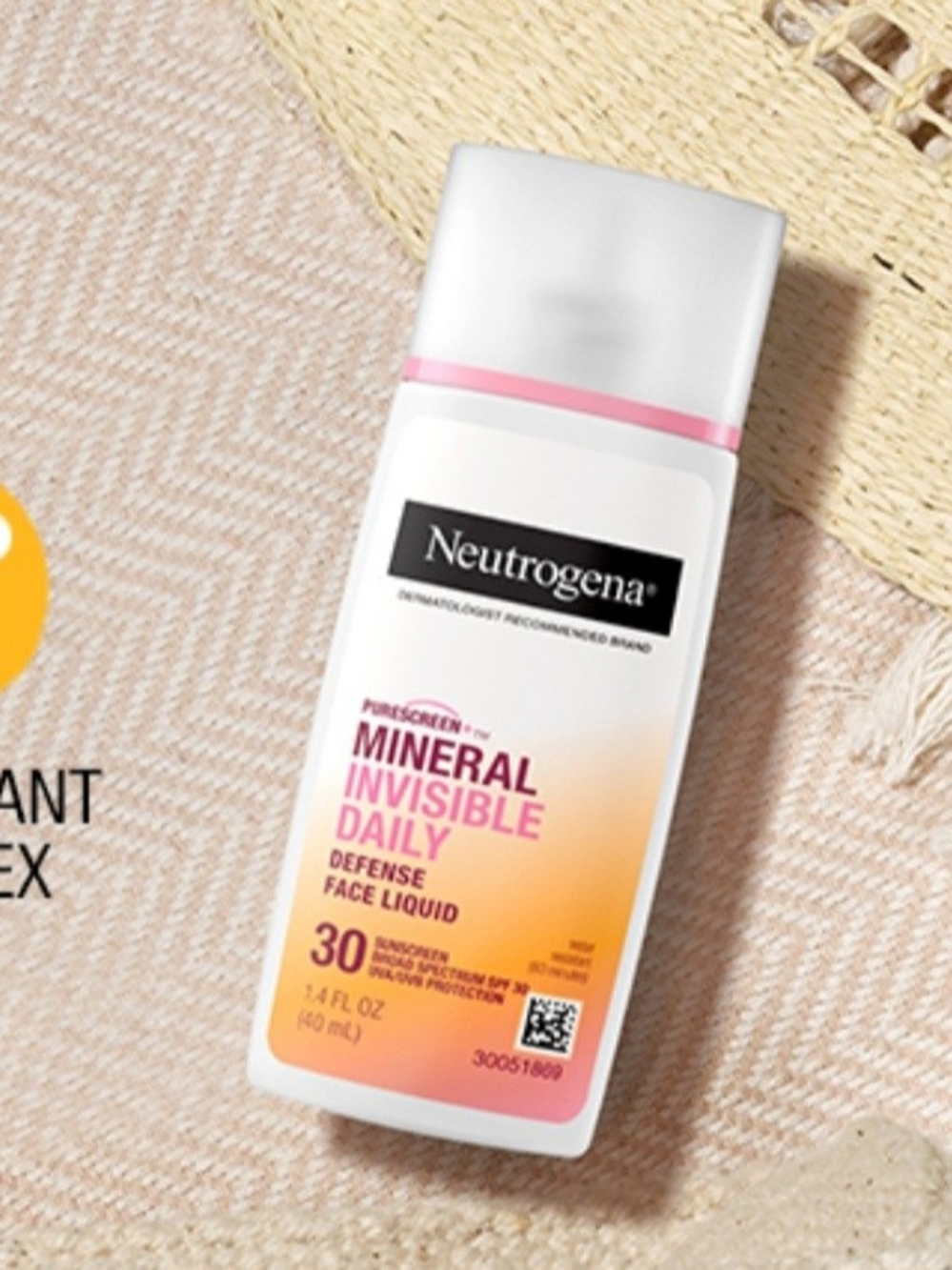 Neutrogena Mineral Invisible Daily SPF 30 Face Liquid